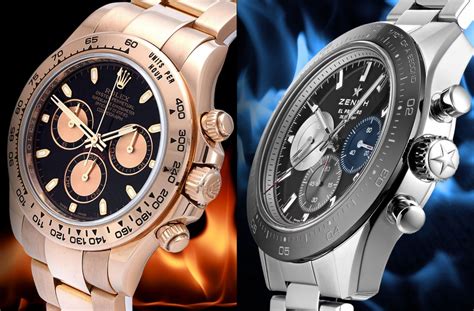 rolex meccanismo zenith|rolex daytona vs zenith el primer.